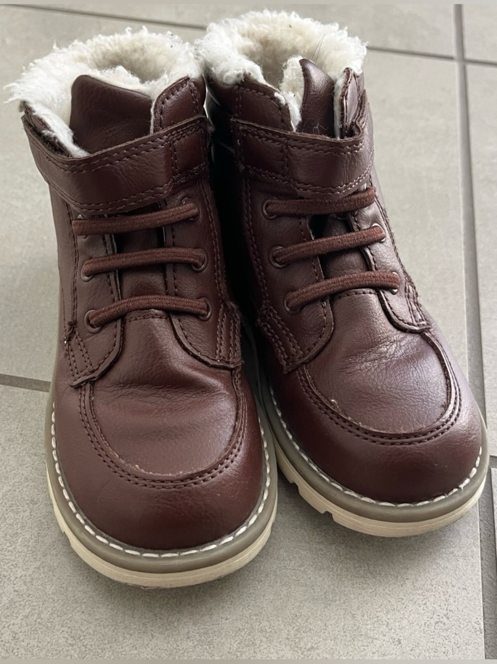 Old Navy Brown Toddler Boy Kids Winter Boots Size 9